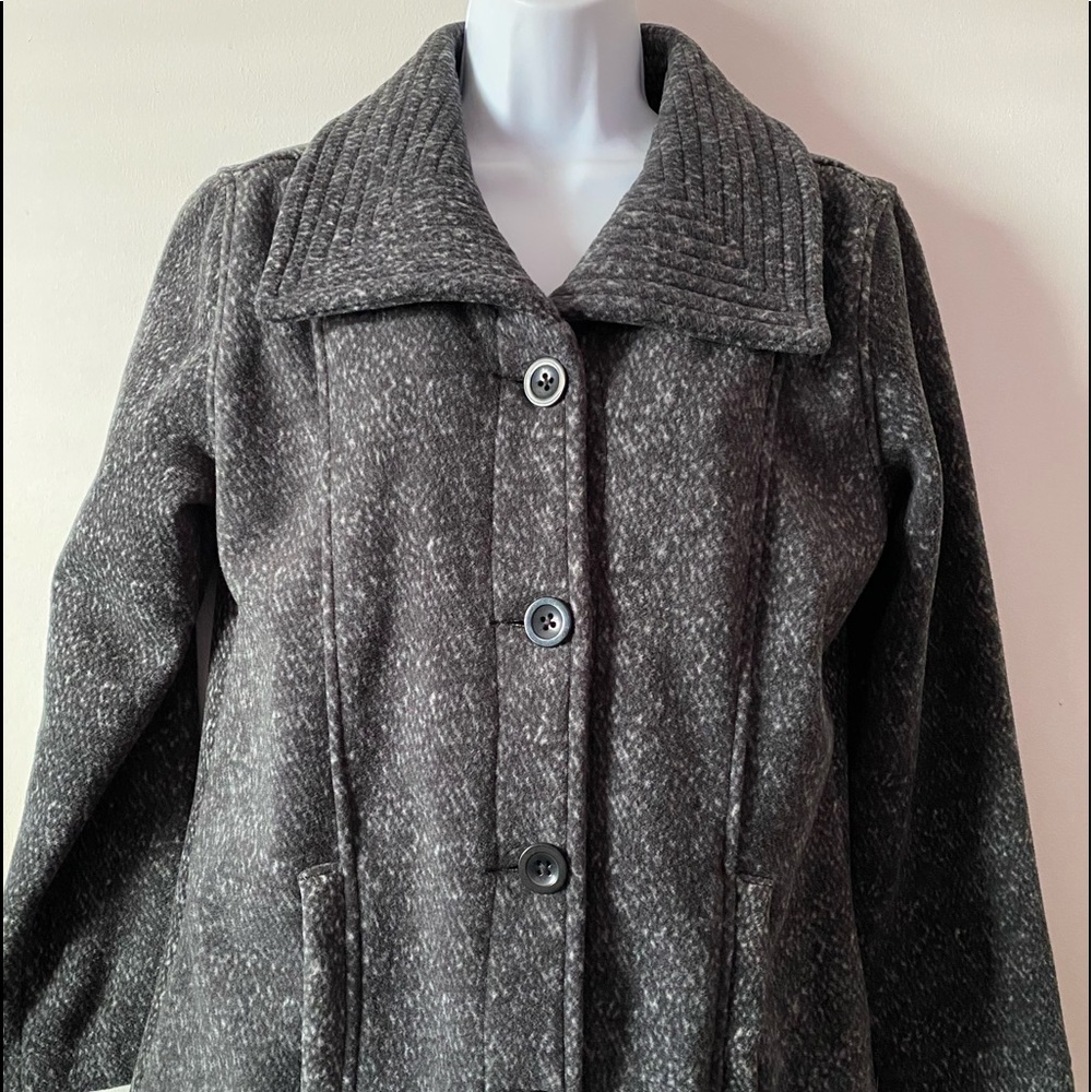 Ellen Reyes Jacket, Heather Charcoal, Petite, M.